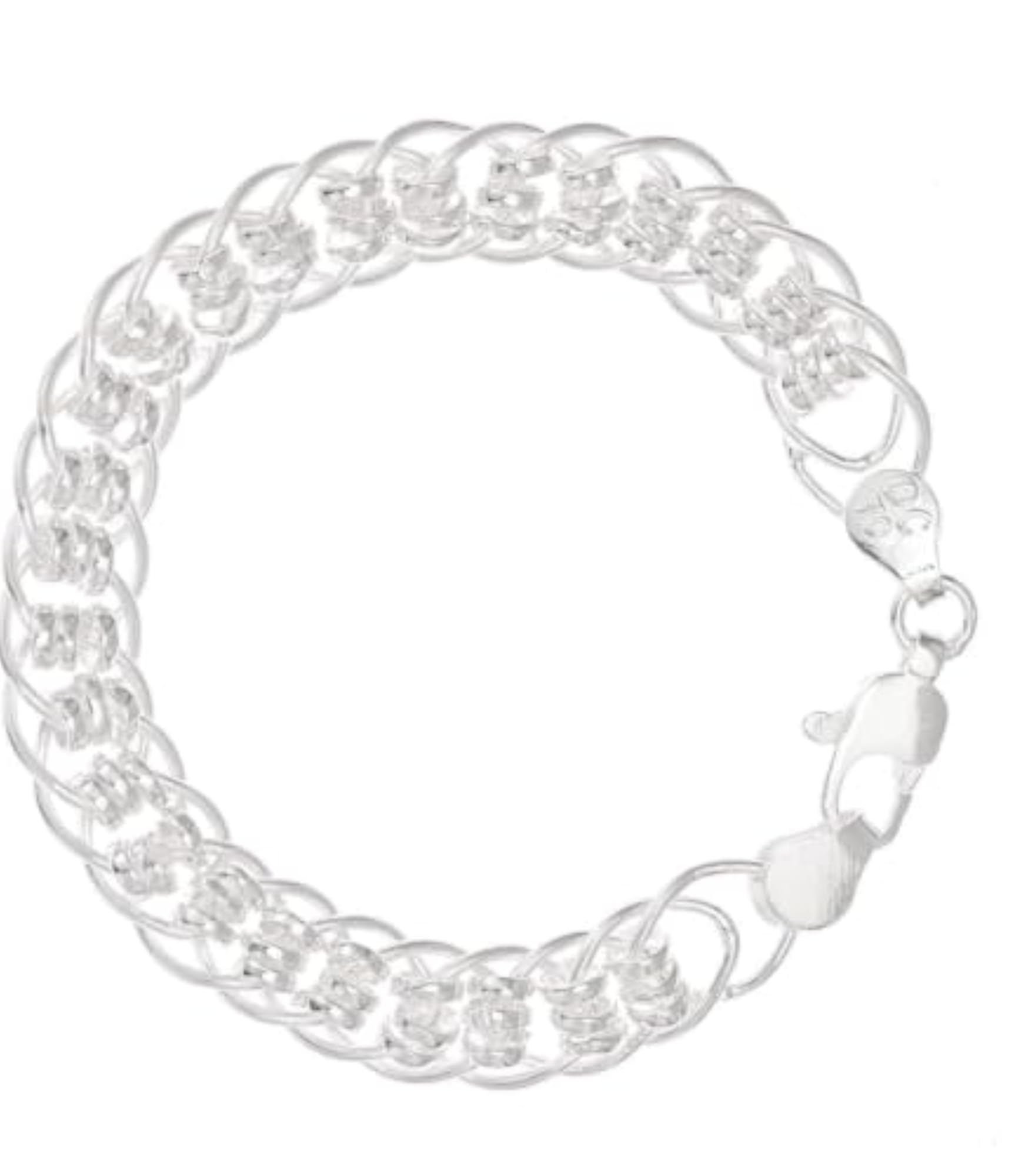 Premium Heavy Designer Link Chain Bracelet for Men, 9 Inch